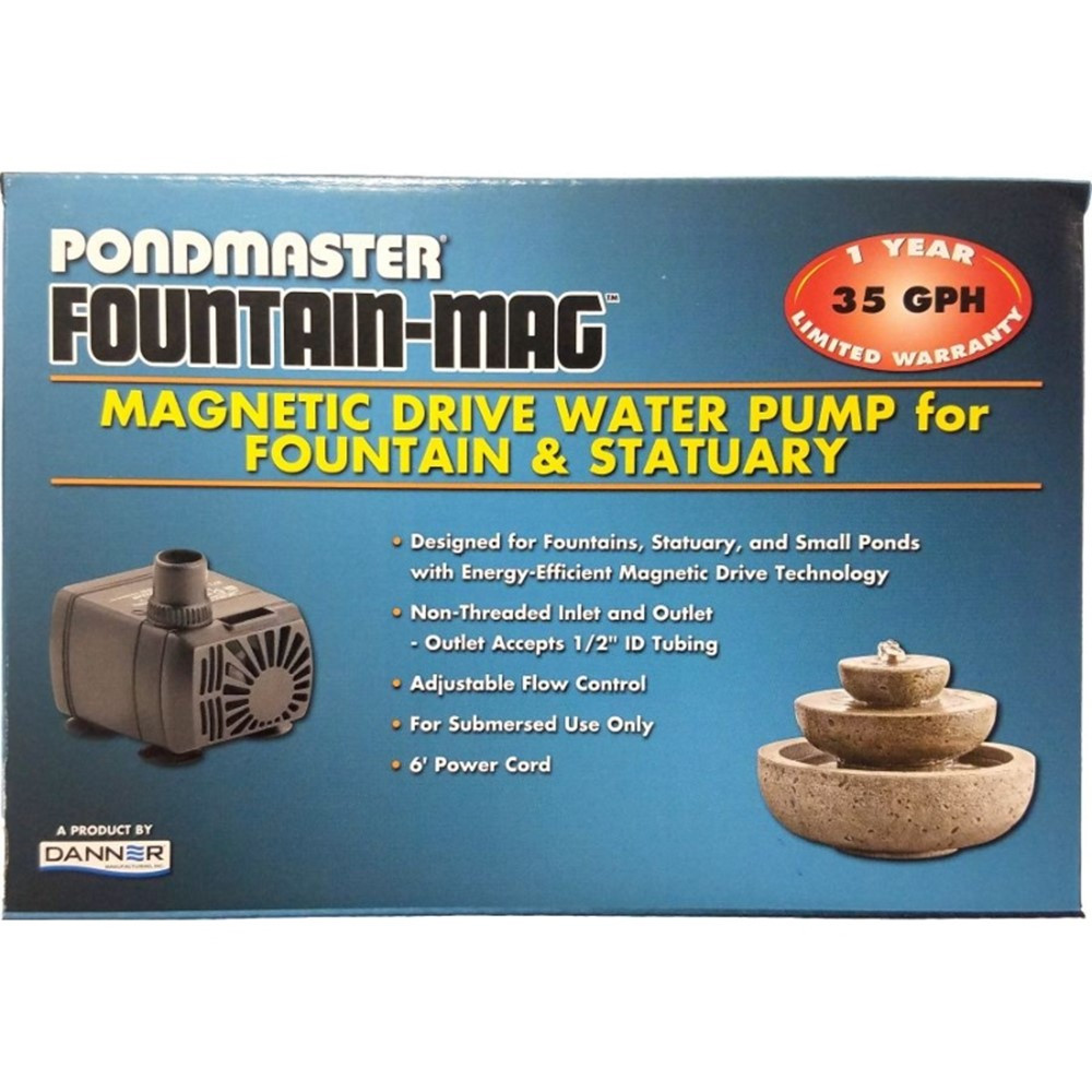 Pondmaster Pond-Mag Magnetic Drive Utility Pond Pump - Model .35 (35 GPH) - EPP-SU02501 | Pondmaster | 2106