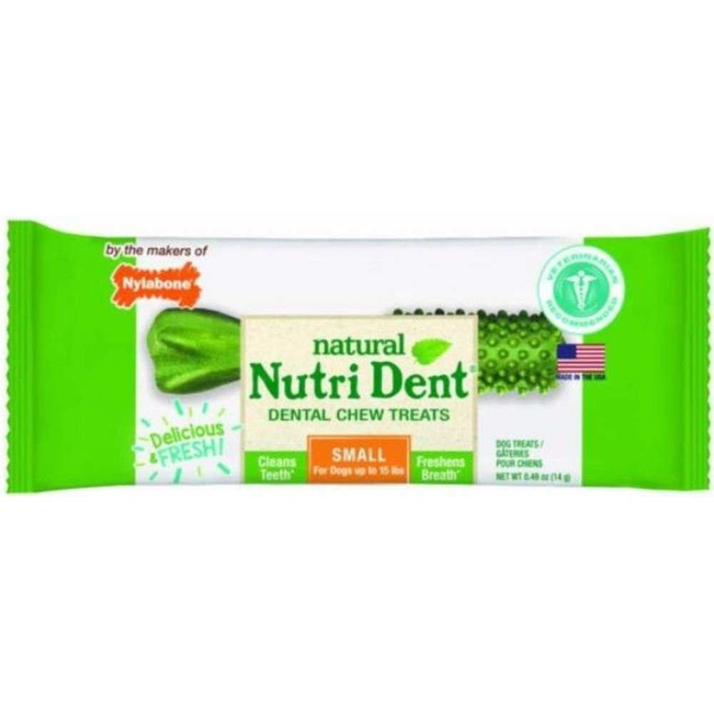 Nylabone Natural Nutri Dent Fresh Breath Limited Ingredients Small Dog Chews - 1 count - EPP-U84275 | Nylabone | 1961