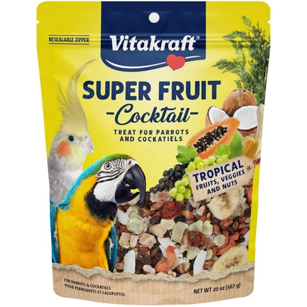 Vitakraft Super Fruit Cocktail Treat for All Parrots & Cockatiels - 20 oz - EPP-V21952 | Vitakraft | 1916