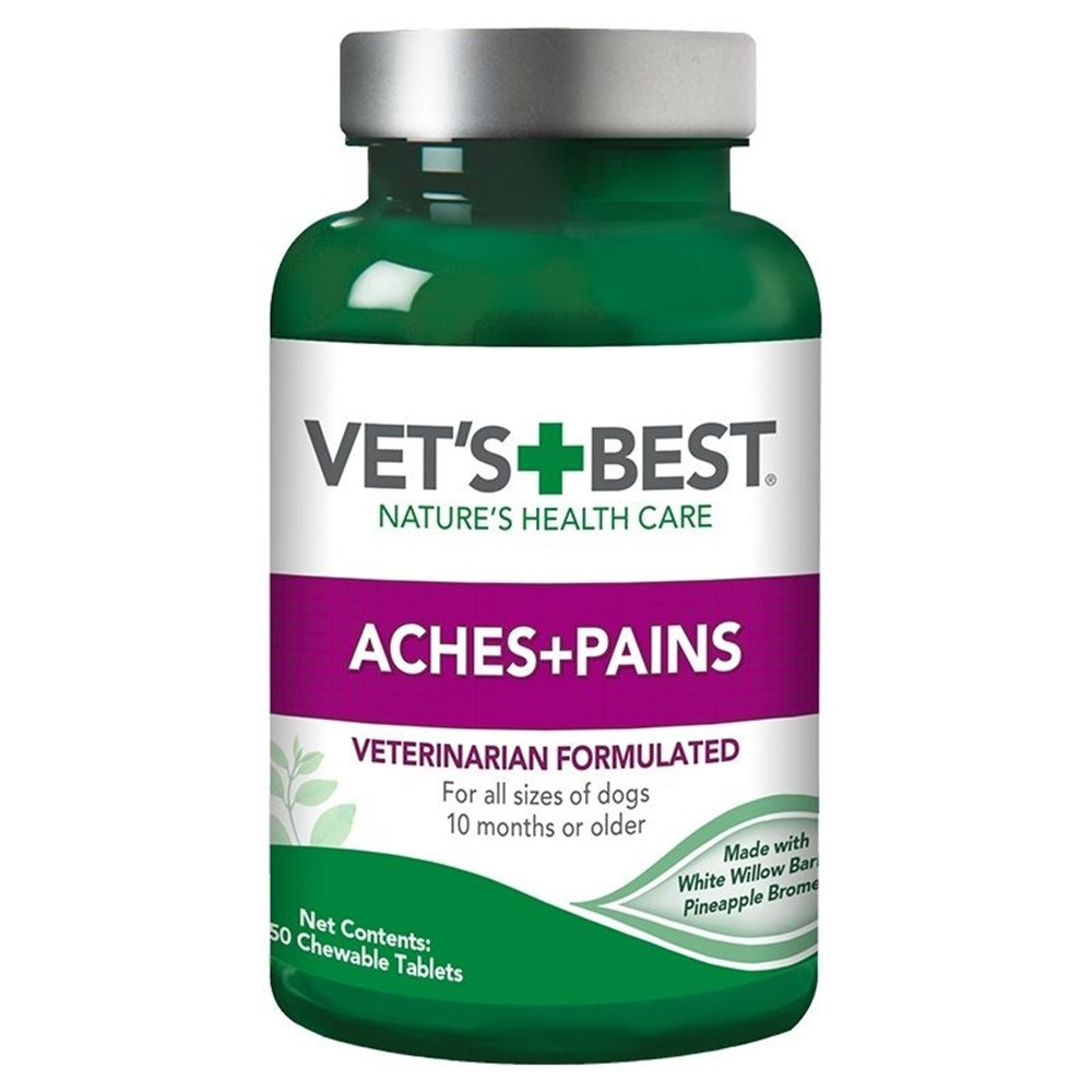 Vets Best Aches & Pains Relief for Dogs - 50 Tablets - EPP-VB10126 | Vet's Best | 1969