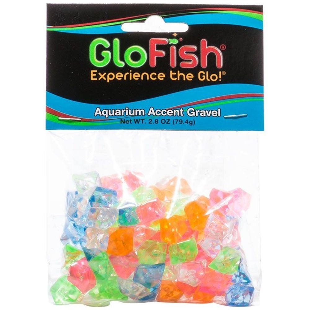 GloFish Accent Gravel - Multicolored Gems - 3 oz - EPP-WL29018 | GloFish | 2010