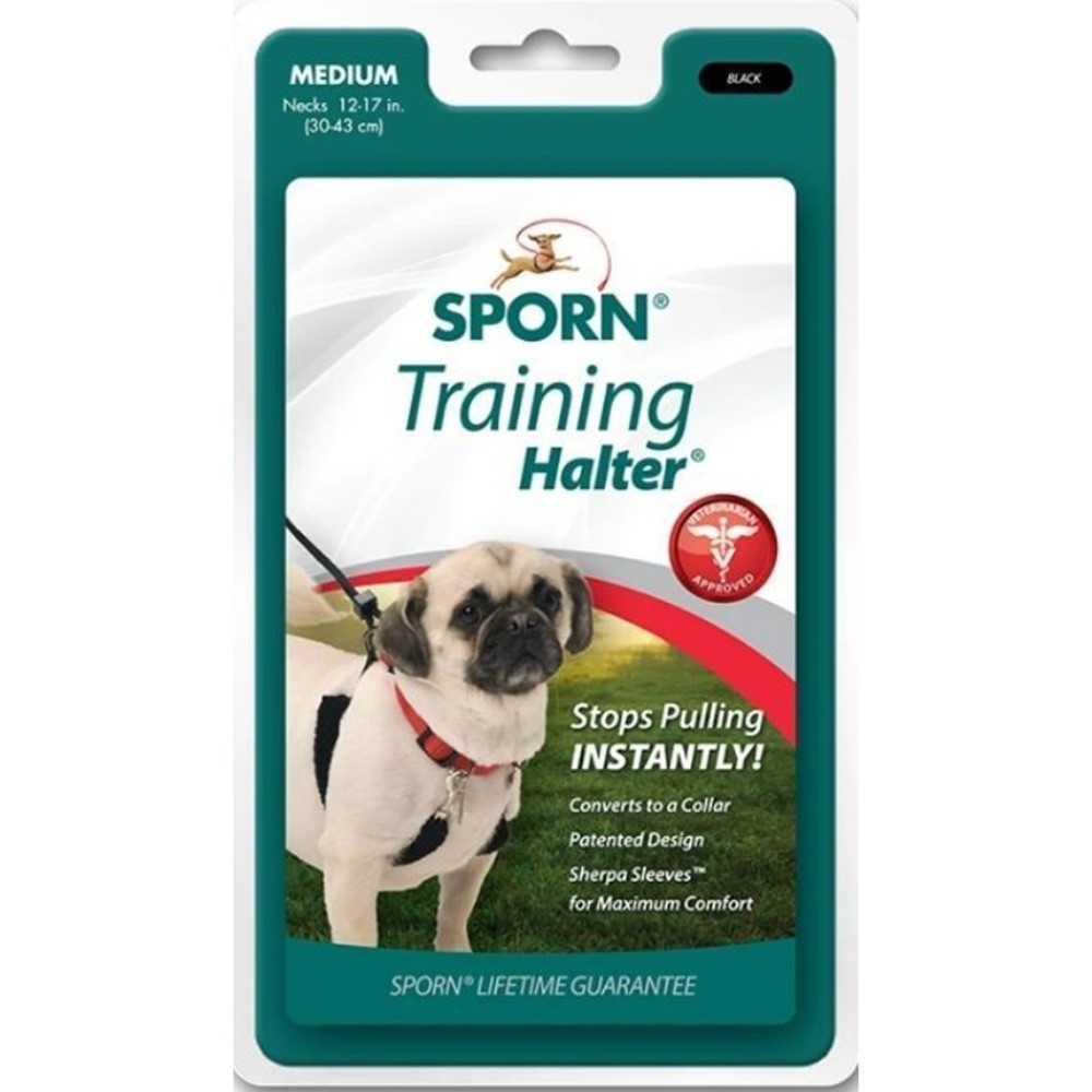 Sporn Original Training Halter for Dogs - Black - Medium - EPP-YU10057 | Sporn | 1735