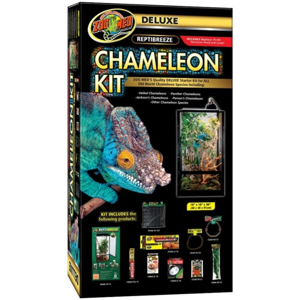 Zoo Med Deluxe ReptiBreeze Chameleon Kit Starter Kit for All Old World Chameleon Species - 1 count - EPP-ZM09118 | Zoo Med | 2114