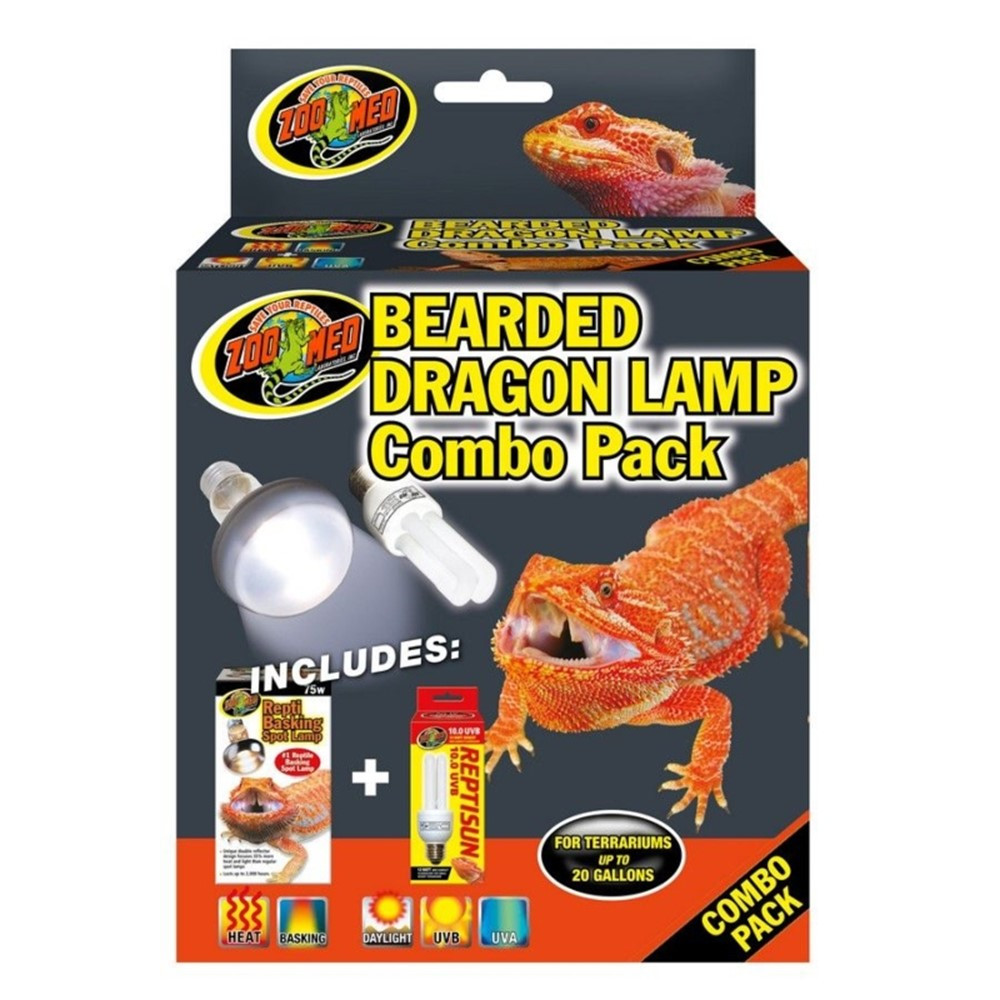Zoo Med Bearded Dragon Lamp Combo Pack - Bearded Dragon Lamp Combo Pack - EPP-ZM37006 | Zoo Med | 2134