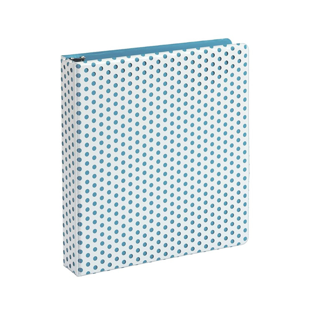 Punch Pop Binder, 1.5" Round Rings, Holds 350 Sheets, Teal - ESS42653 | Tops Products | Folders
