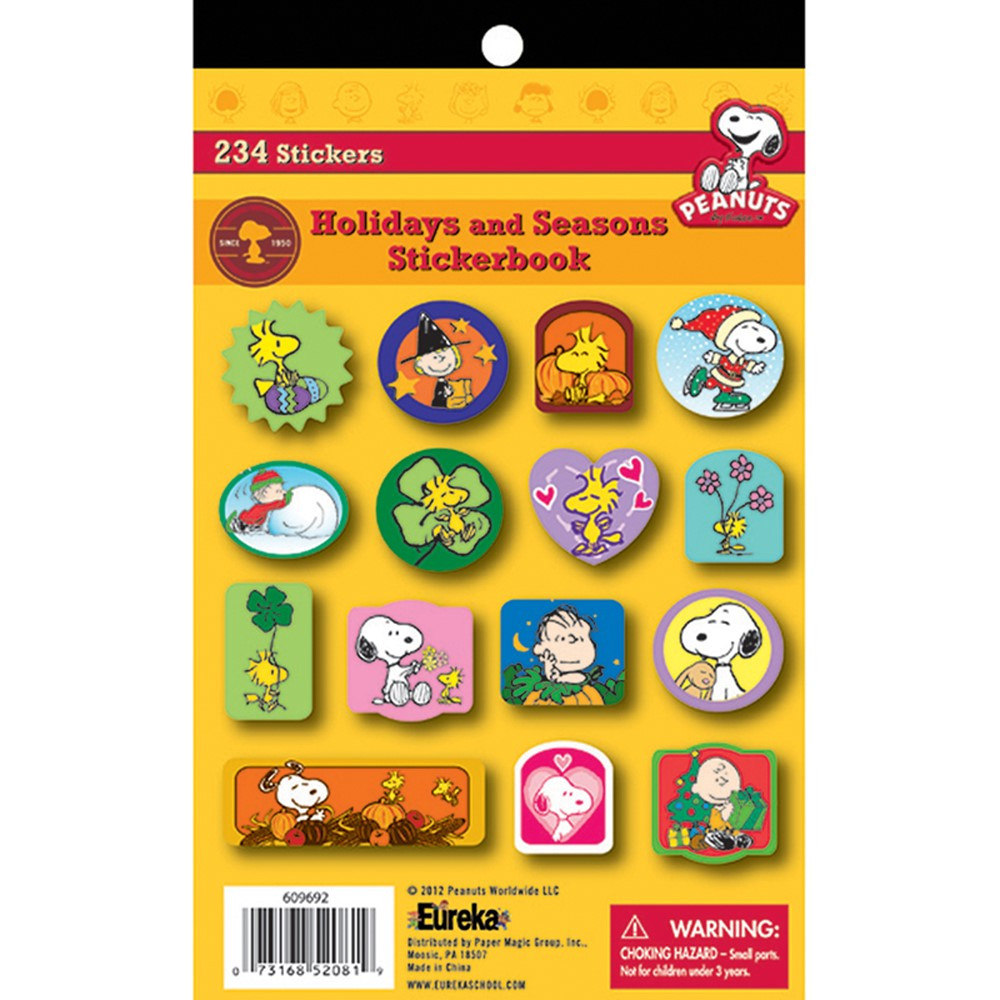 EU-609692 - Peanuts Holidays And Seasons Sticker Book in Holiday/seasonal