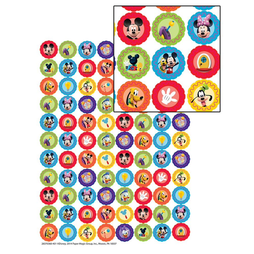 EU-621002 - Mickey Mouse Clubhouse Gears Mini Stickers in Stickers