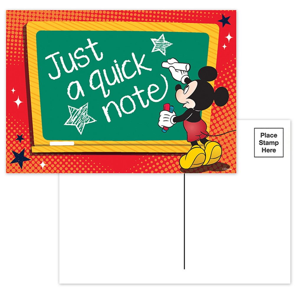 EU-831900 - Mickey Teacher Cards in Postcards & Pads