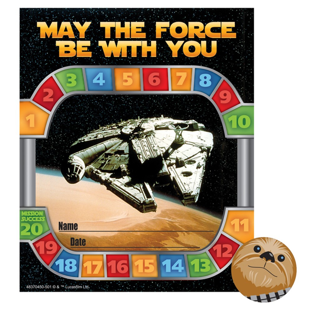 Star Wars Mini Reward Charts with stickers - EU-837045 | Eureka | Incentive Charts