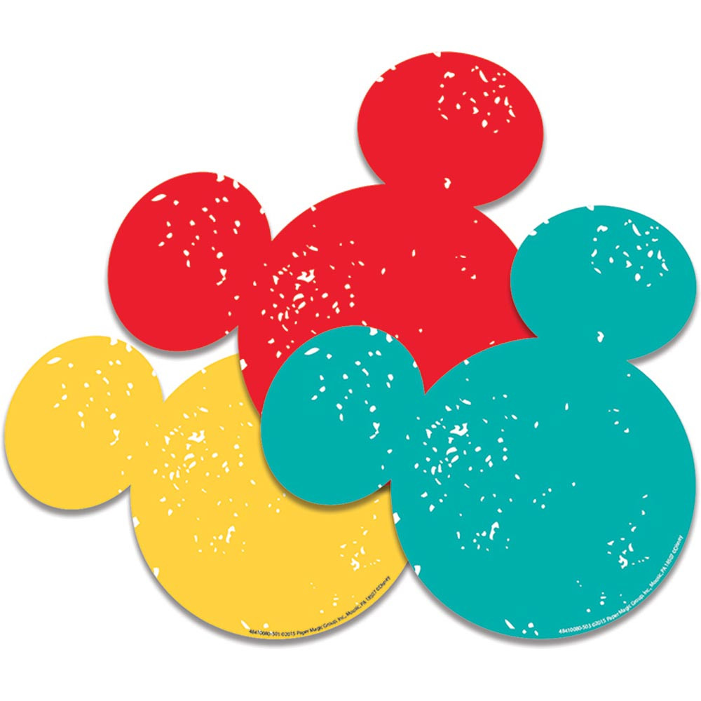 EU-841008 - Mickey Mouse Paper Cut Outs in Accents