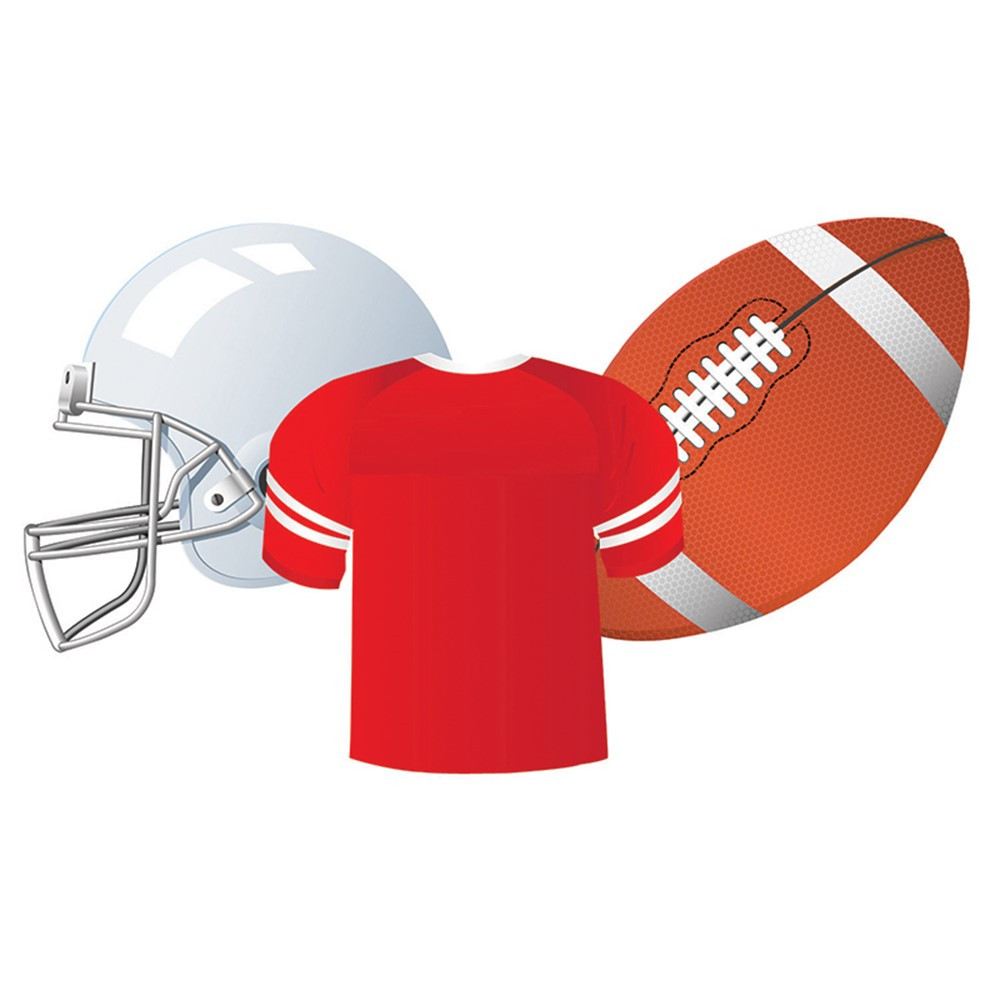 EU-841258 - Football Assorted Cut Outs in Accents