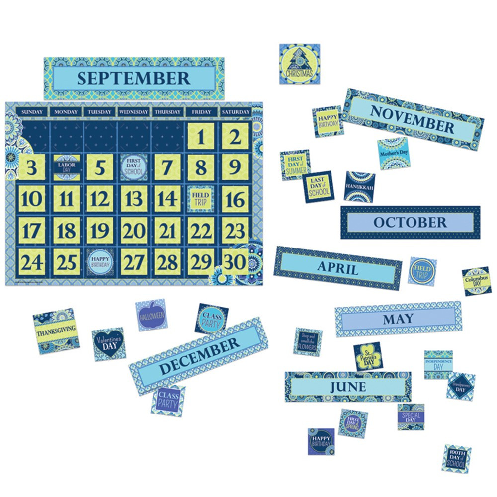 EU-847548 - Blue Harmony Calendar Set in General