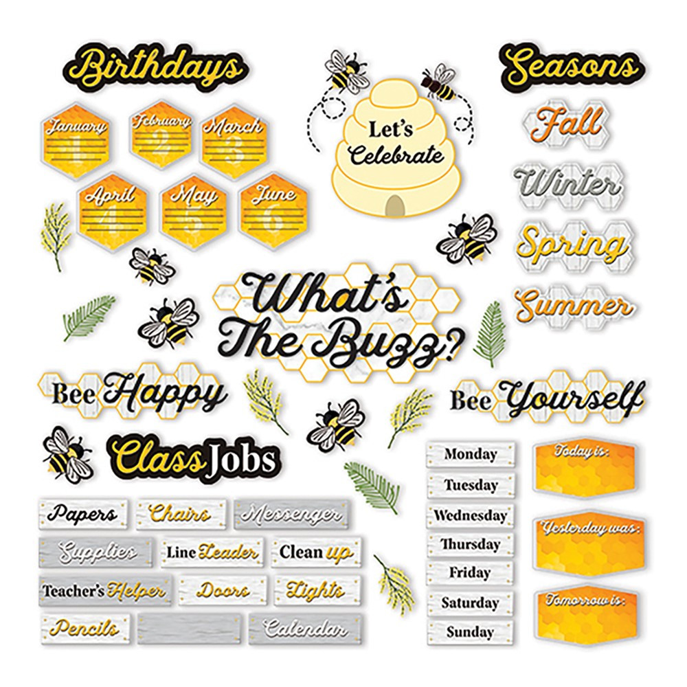 The Hive Classroom Organization Bulletin Board Set - EU-847810 | Eureka | Classroom Theme