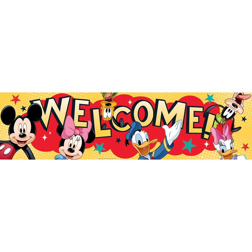 EU-849002 - Mickey Welcome Classroom Banner in Banners
