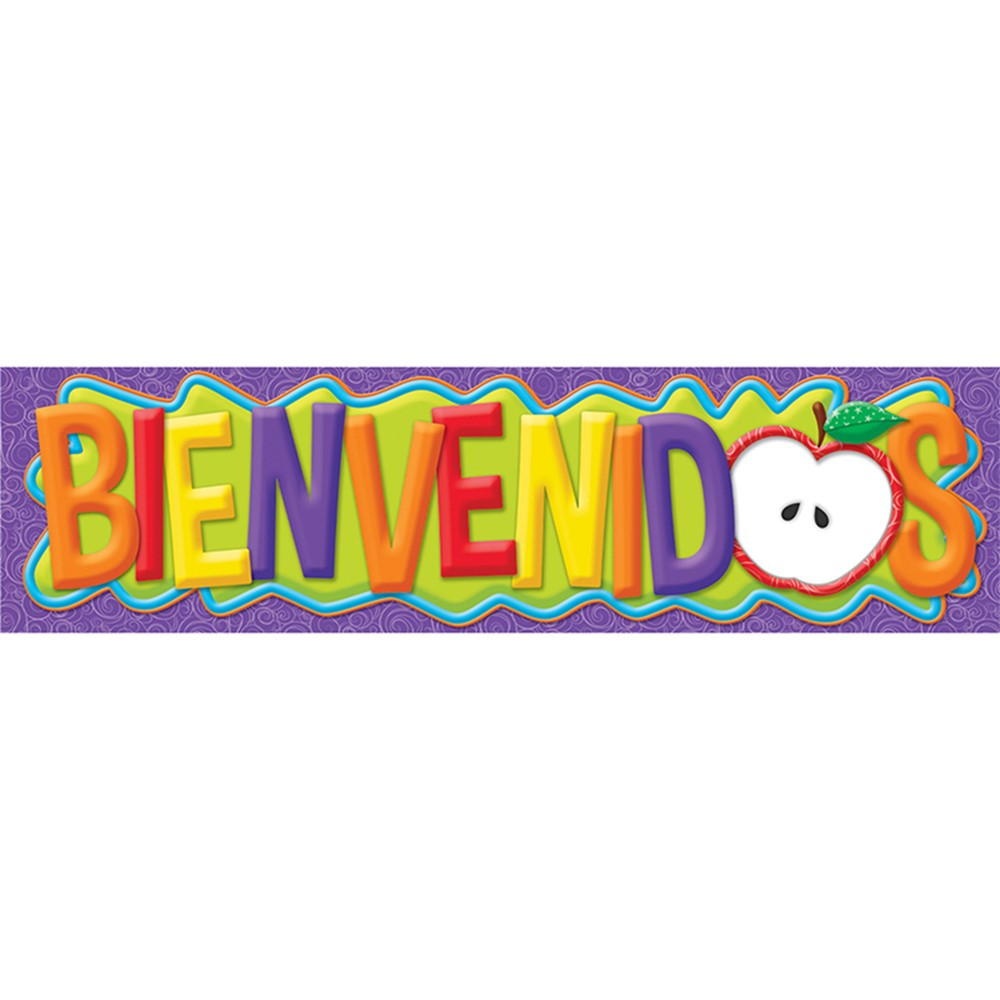 EU-849273 - Color My World Spanish Welcome Horizontal Banners in Banners