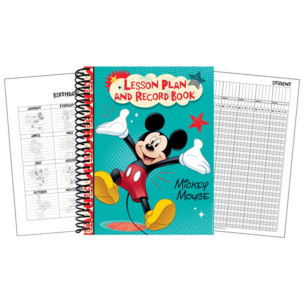 EU-866267 - Mickey Lesson Plan & Record Book in Plan & Record Books