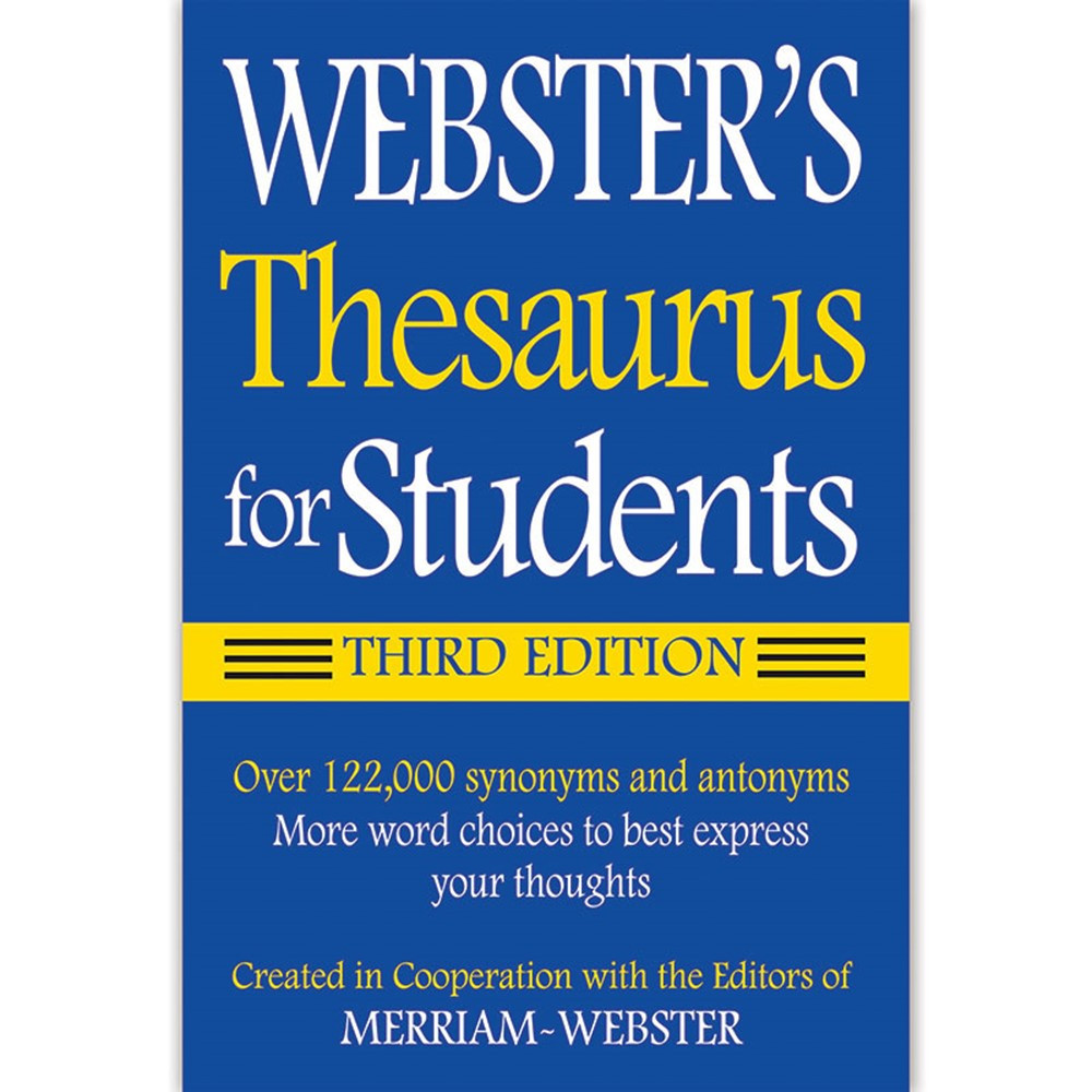 FSP9781596950948 - Websters Thesaurus For Students in Reference Books