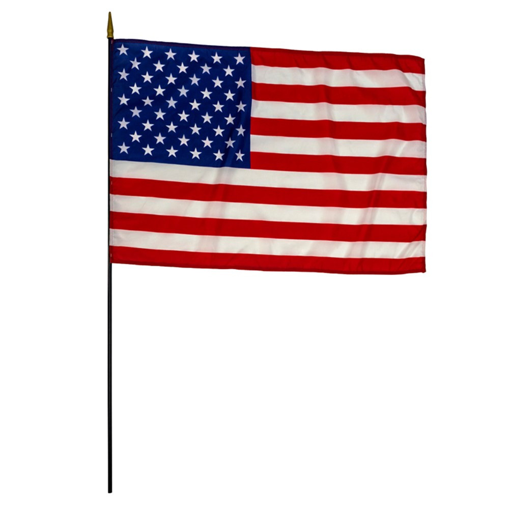 Nylon U.S. Classroom Flag, 24 x 36" - FZ-1048344 | Flagzone Llc | Flags"