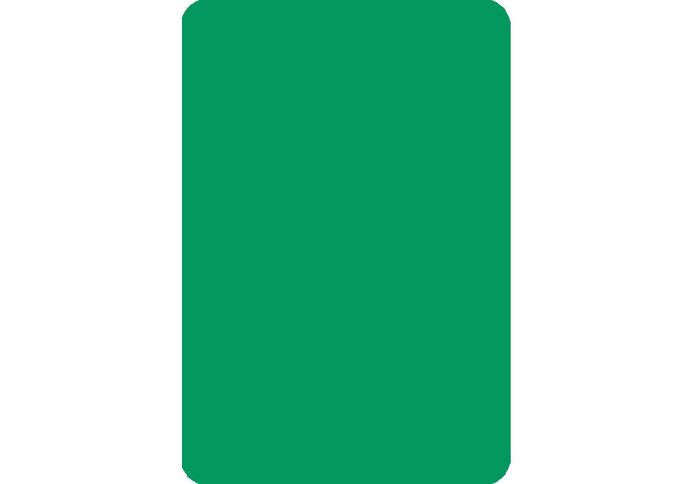 Cut Card - Bridge - Green
