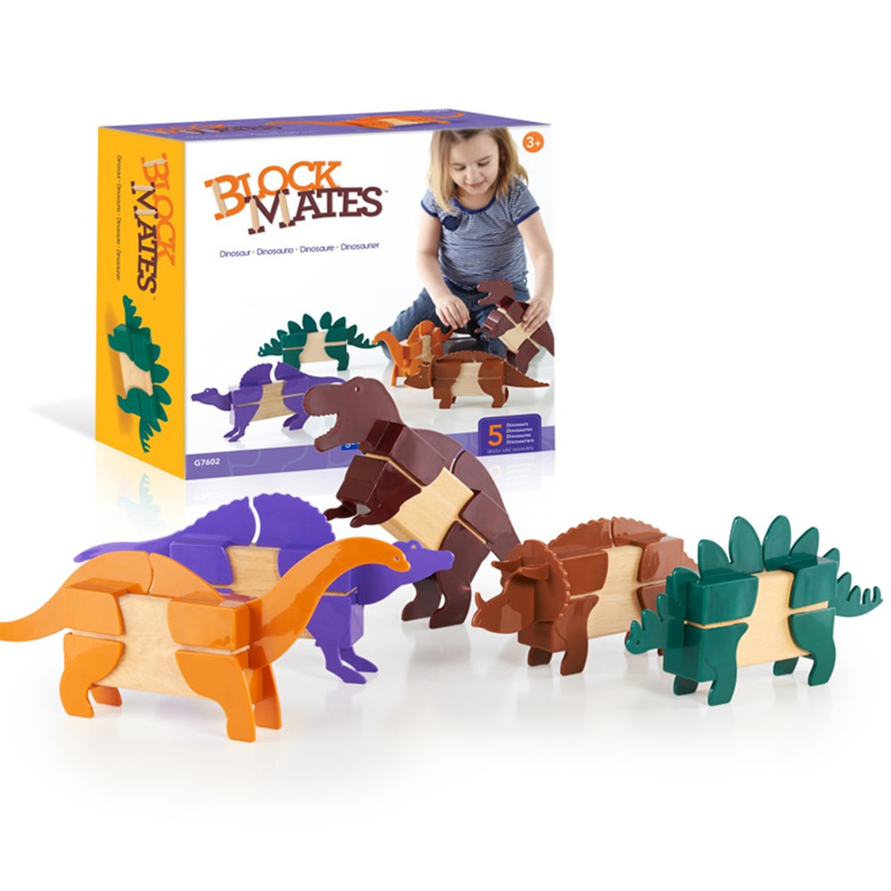 GD-7602 - Block Mates Dinosaurs in Animals