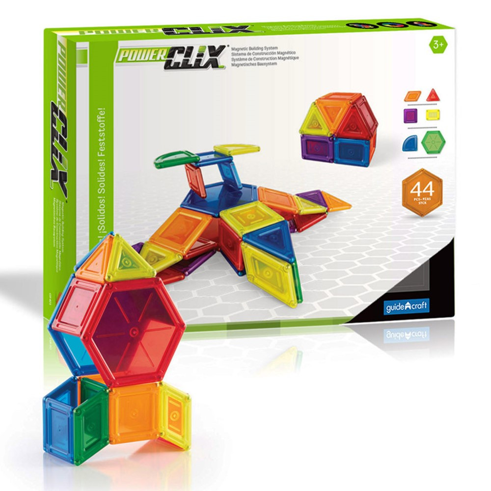 GD-9421 - Powerclix Solids 44 Pieces in Blocks & Construction Play