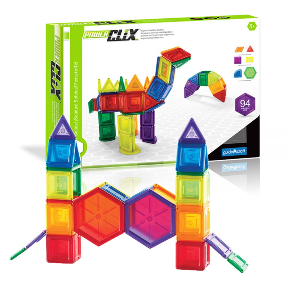 GD-9423 - Powerclix Solids 94 Pieces in Blocks & Construction Play