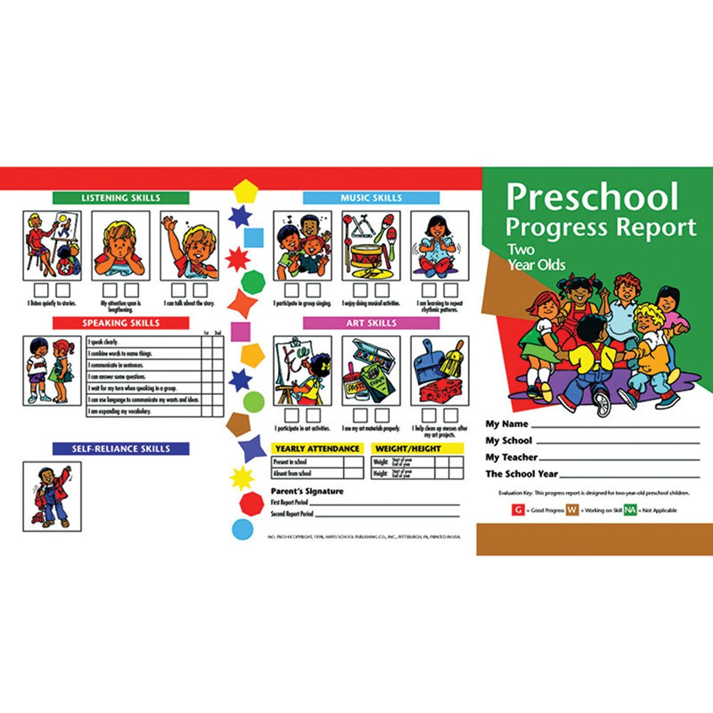 H-PRC0 - Progress Reports Pk 10-Pk 2 Year Olds in Progress Notices
