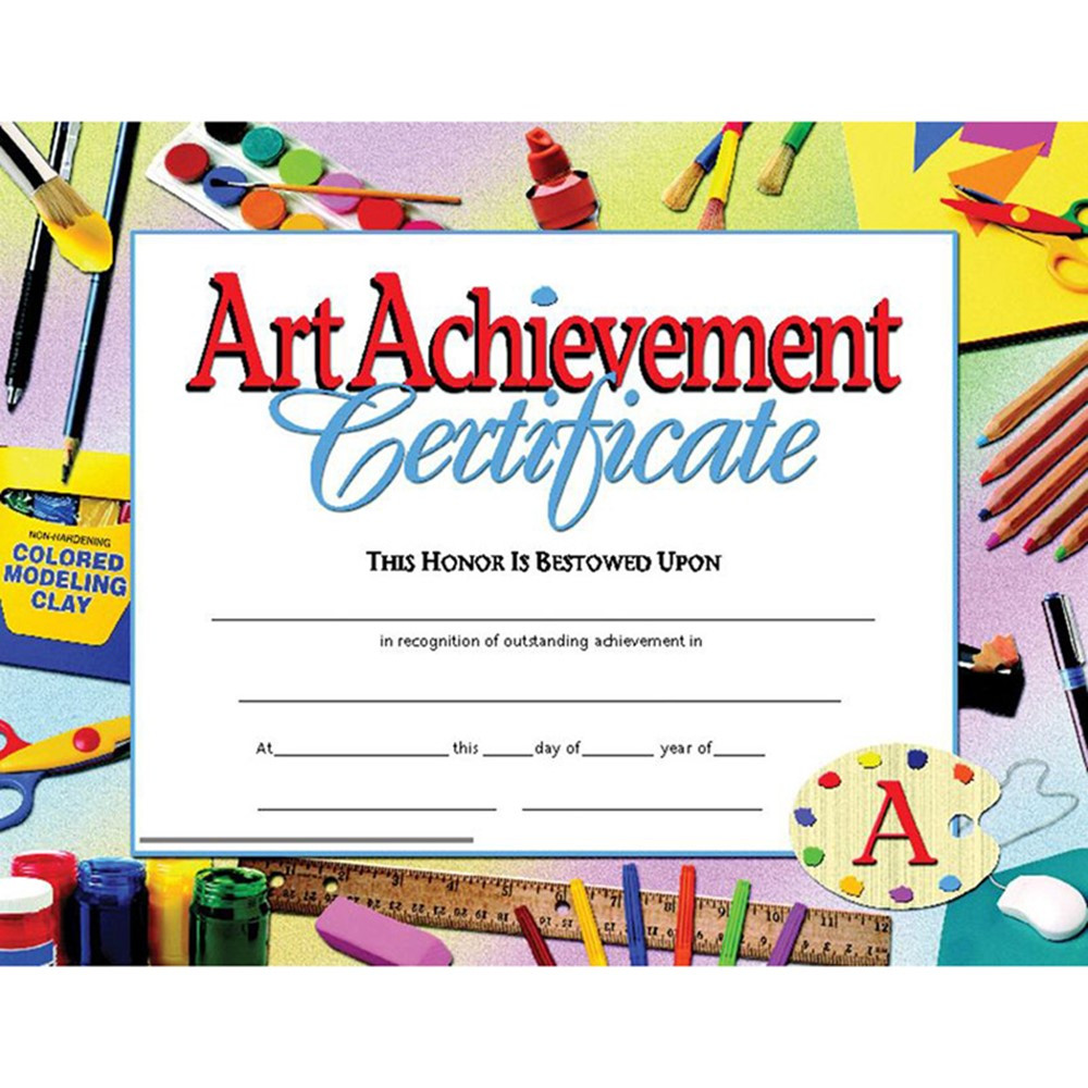 H-VA670 - Certificates Art Achievement 30 Pk 8.5 X 11 Inkjet Laser in Art