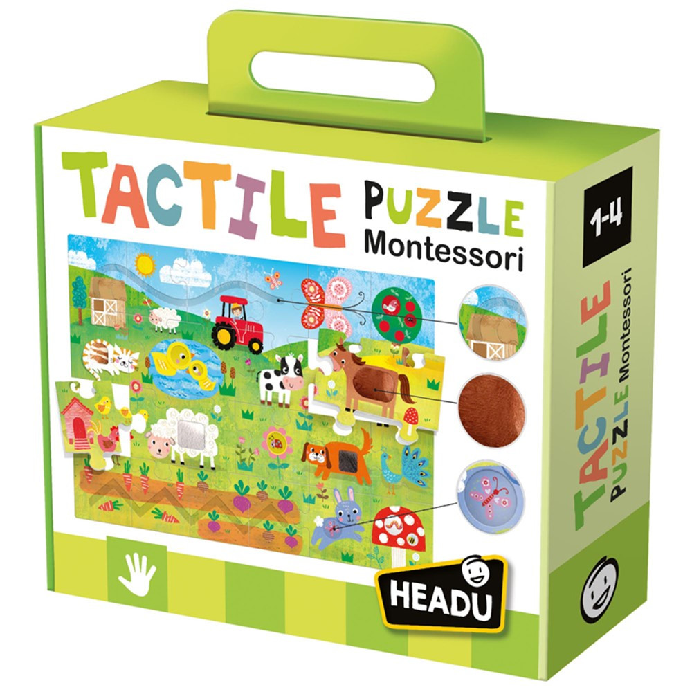Tactile Puzzle Montessori - HDUMU23592 | Headu Usa Llc | Hands-On Activities