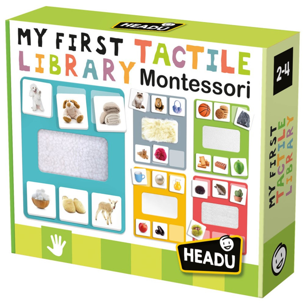 Montessori My First Tactile Library - HDUMU54341 | Headu Usa Llc | Sensory Development