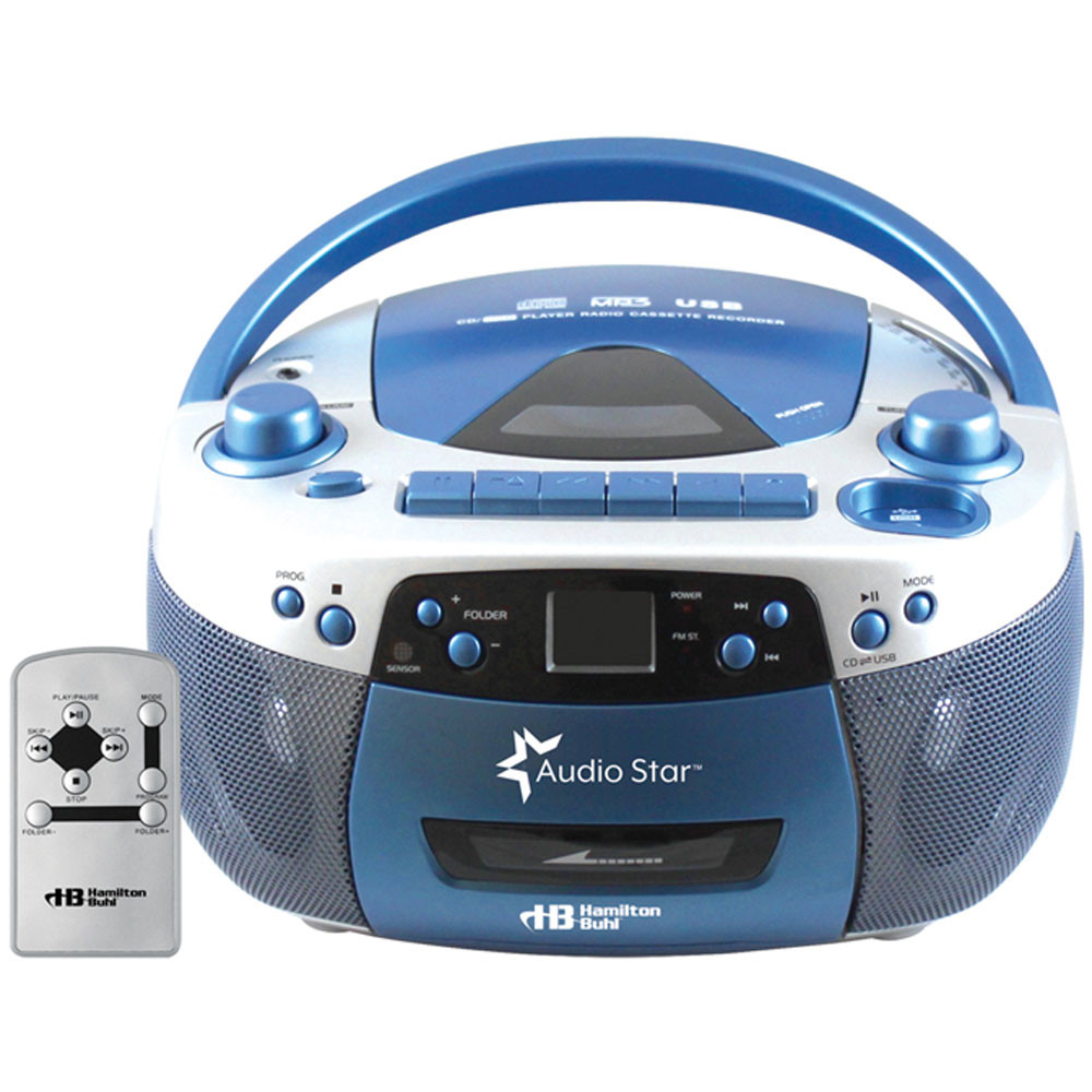 HEC5050ULTRA - Hamilton Buhl Audiostar Boombox Radio Cd Usb Cass Mp3 Converter in Listening Devices