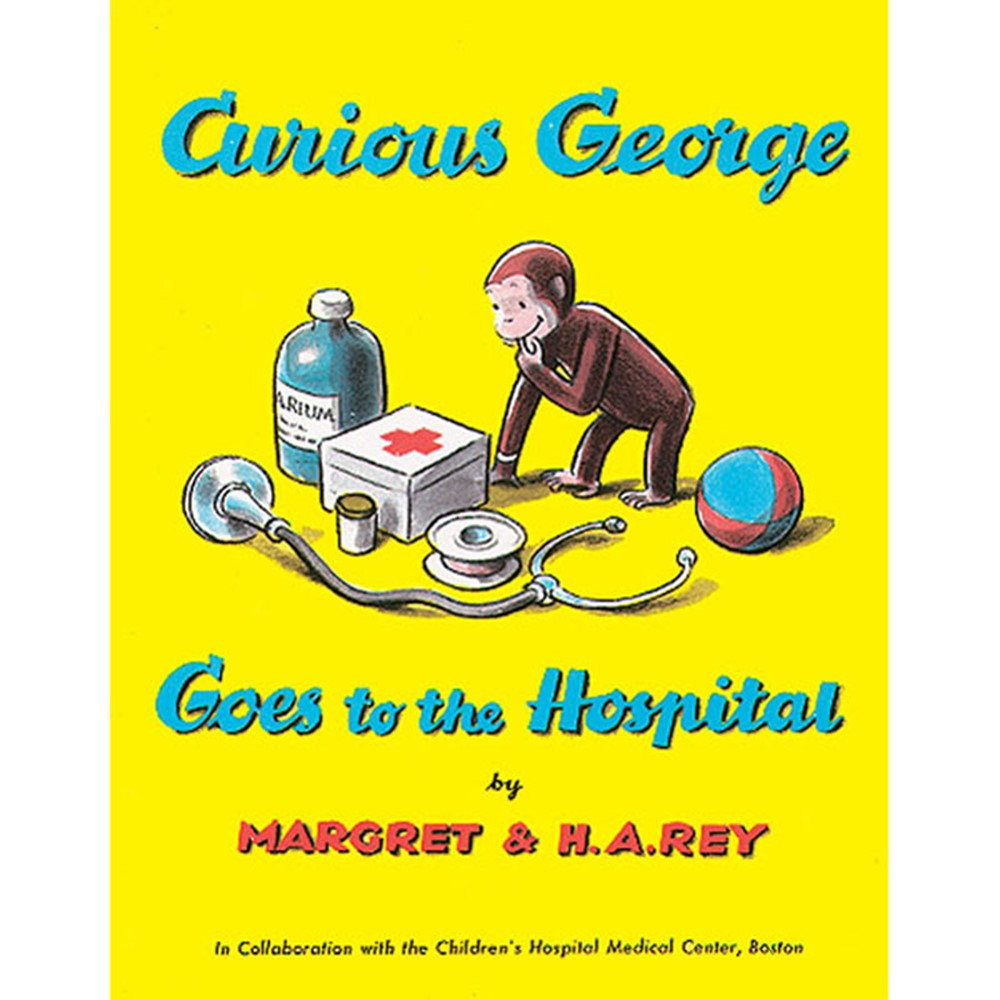 HO-395070627 - Curious George Goes To The Hospital Paperback Book in Classics