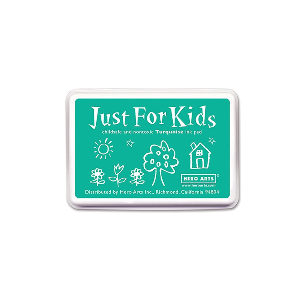 Just for Kids Ink Pad, Turquoise - HOACS106 | Hero Arts | Stamps & Stamp Pads