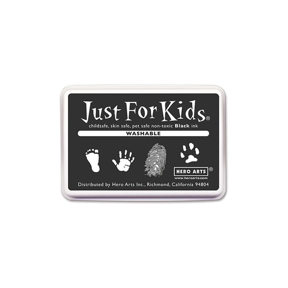 Just for Kids Washable Ink Pad, Black - HOACS124 | Hero Arts | Stamps & Stamp Pads