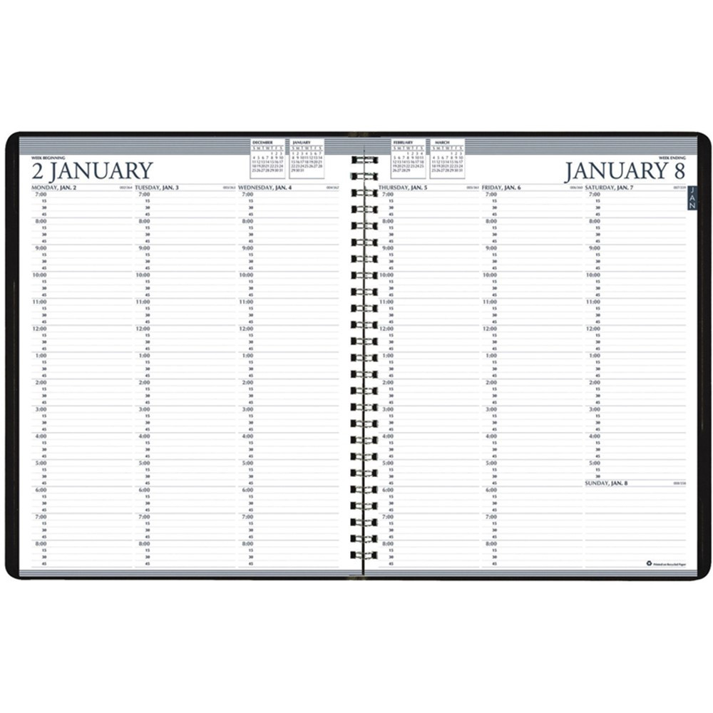 HOD272002 - Academic Prof Weekly Planner 24 Months Jan 2014 - Dec 2015 in Plan & Record Books