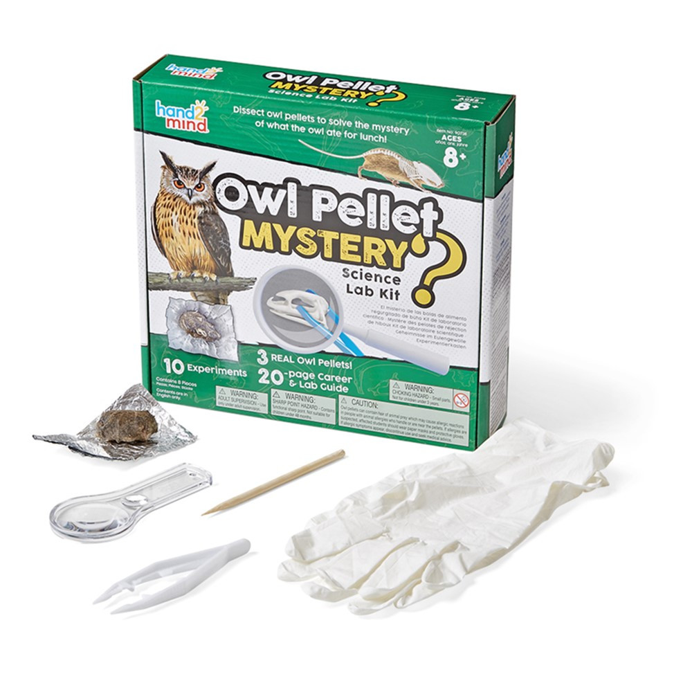 Owl Pellet Mystery Science Lab Kit - HTM90738 | Learning Resources | Animal Studies