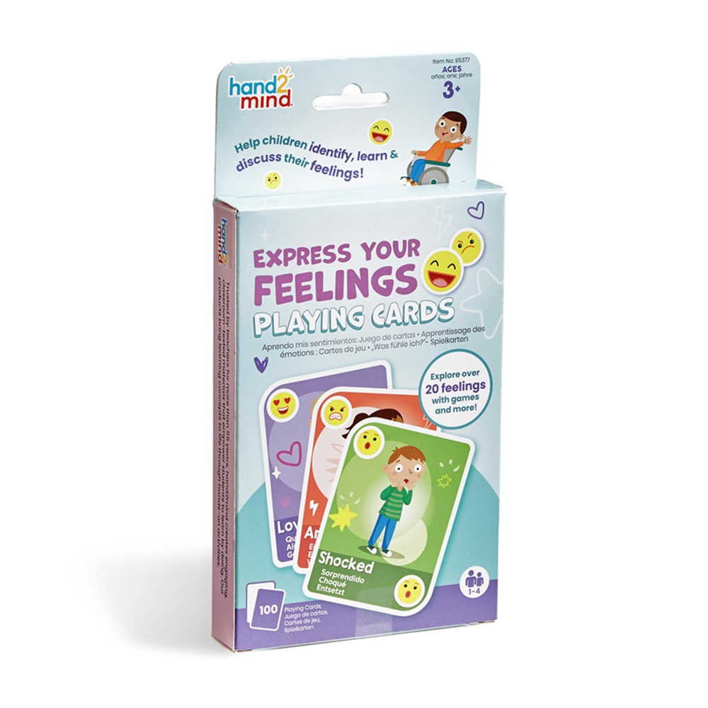 Express Your Feelings Playing Cards - HTM95377 | Learning Resources | Social Studies