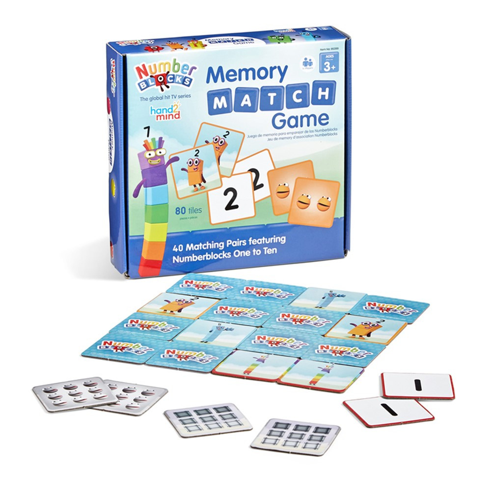 Numberblocks Memory Match Game - HTM95399 | Learning Resources | Language Arts