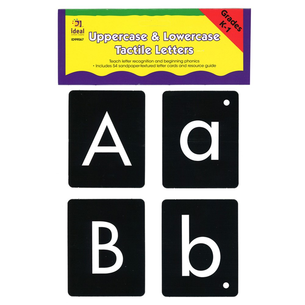 ID-99067 - Uppercase/Lowercase Tactile Letters in Language Arts