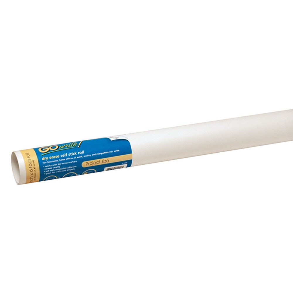 INVAR1806 - Gowrite Dry Erase Roll 18In X 6Ft Self Stick in Dry Erase Sheets