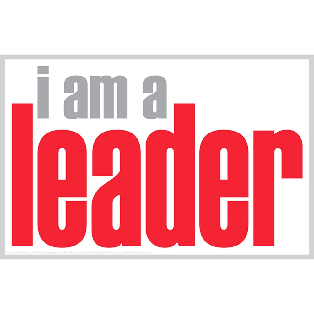 ISM0012P - I Am A Leader Poster in Inspirational
