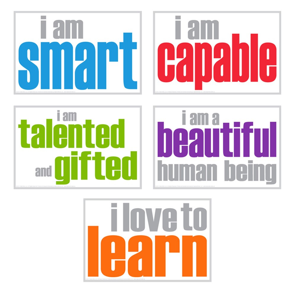 Self-Esteem Posters, Pack of 5 - ISM52351 | Inspired Minds | Motivational