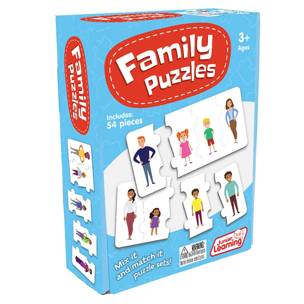 Family Puzzles - JRL246 | Junior Learning | Puzzles