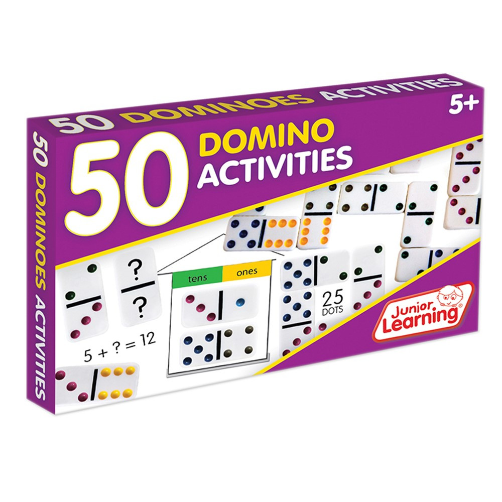 JRL339 - 50 Dominoes Activities in Dominoes