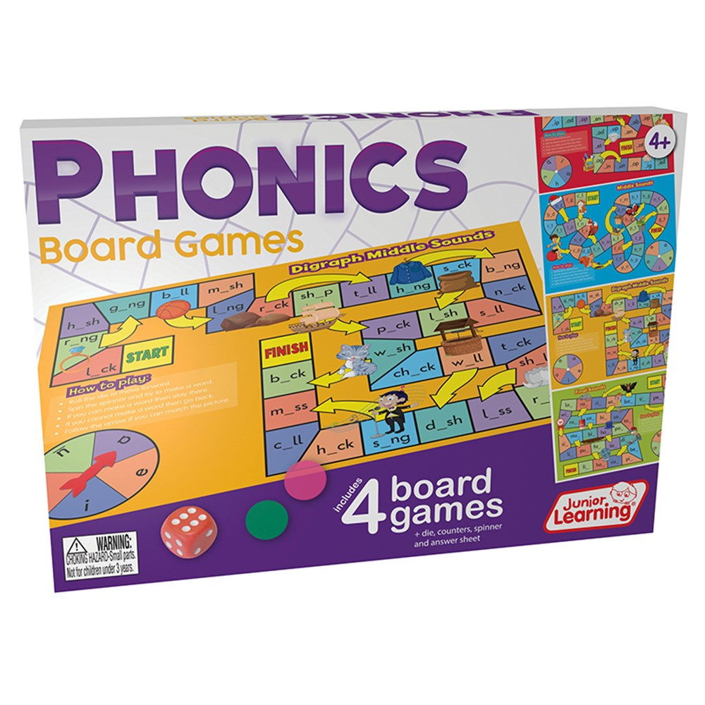 JRL422 - Phonics Board Games in Language Arts
