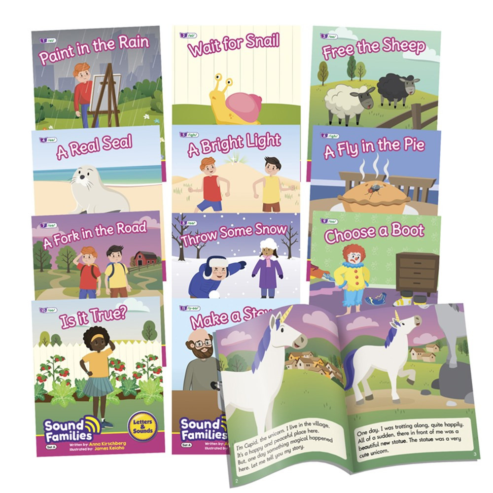 Sound Families Decodable Readers Long Vowel Fiction Phase 5.5, Set of 12 - JRLBB142 | Junior Learning | Leveled Readers