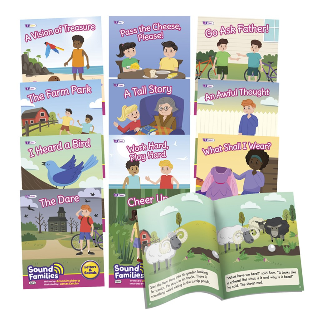 Sound Families Decodable Readers R-controlled Fiction Phase 5.5, Set of 12 - JRLBB144 | Junior Learning | Leveled Readers