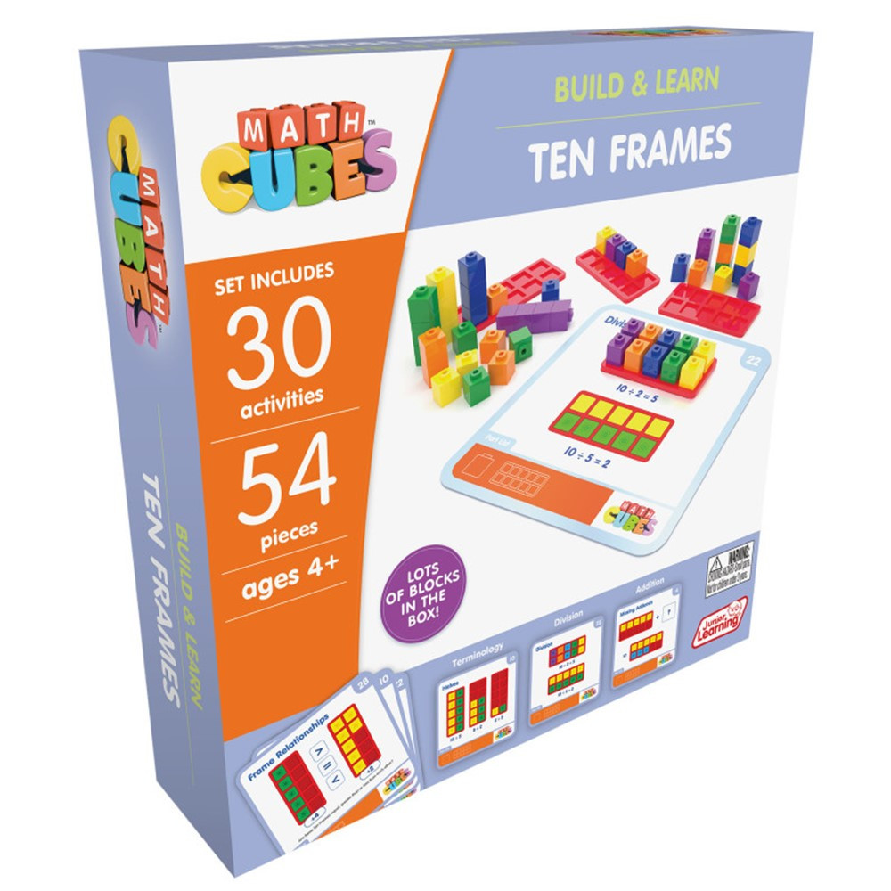 Mathcubes - Ten Frames - JRLMC103 | Junior Learning | Unifix
