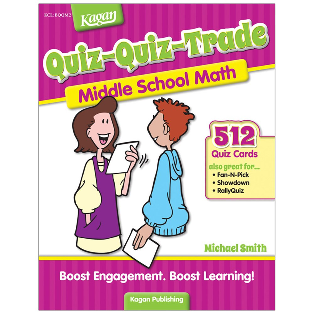 KA-BQQMM2 - Quiz-Quiz-Trade Math Lv 2 Middle School in Activity Books
