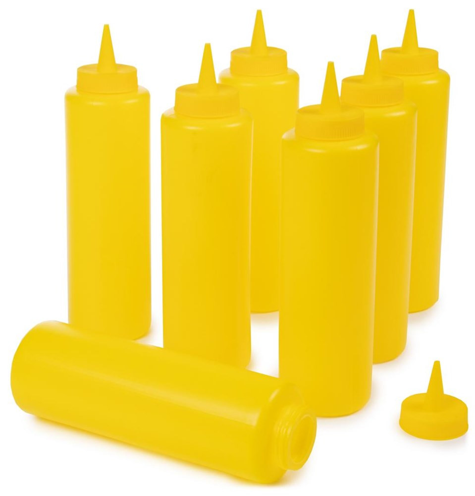 Mustard Squeeze Bottles, 7-pack